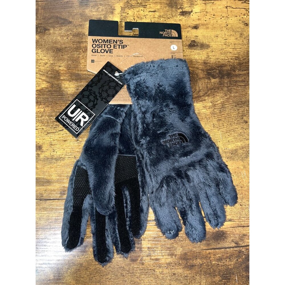 The North Face Women's Osito Etip Glove Large NWT Vanadis Grey UR Powered